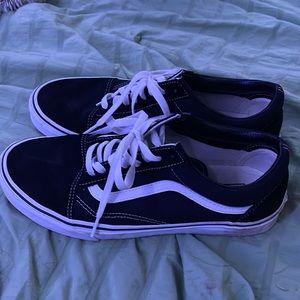 Black old skool vans